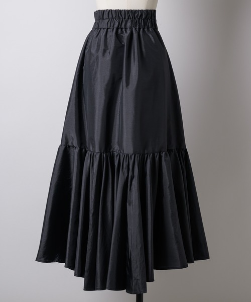 VIOLETTA（ヴィオレッタ）の「グロッシーフレアイレヘムスカート（スカート・レディース・ブラック/アイボリー/ロイヤルブルー・S/M）」の15枚目の写真