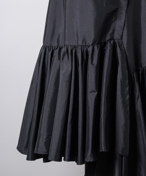 VIOLETTA（ヴィオレッタ）の「グロッシーフレアイレヘムスカート（スカート・レディース・ブラック/アイボリー/ロイヤルブルー・S/M）」の17枚目の写真