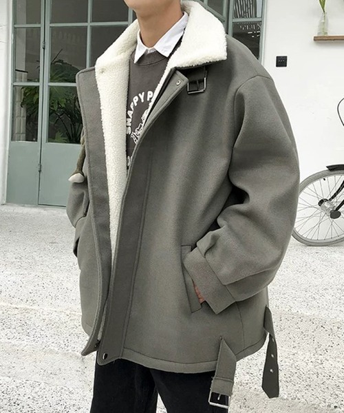 【セール】【BENDER TOKYO】ビッグシルエット 裏ボア バルーンスリーブ 2way ブルゾン（ブルゾン）｜BENDER TOKYO（ベンダートウキョウ）