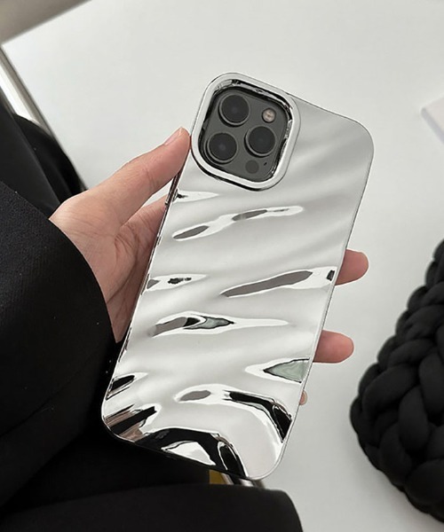 【極美品】 iPhone 6 シルバー 本体 64GB (ケース付き) Uniq】iPhone6/iPhone6S/Glacier Glitz Tinsel Edition