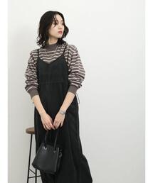 バブルコールキャミワンピース