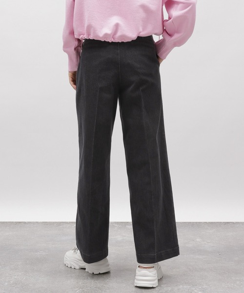 LAKOLE（ラコレ）の「ワンタックワイドデニム / 102224（デニムパンツ・レディース・チャコール/ライトブルー/アクア・LARGE/MEDIUM/SMALL）」の15枚目の写真