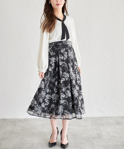 tocco closet(トッコ クローゼット)の「【ZOZO限定】2WAYスリーブブラウス(シャツ/ブラウス・レディース・オフホワイト/ドット/その他/ブラック・M)」の12枚目の写真