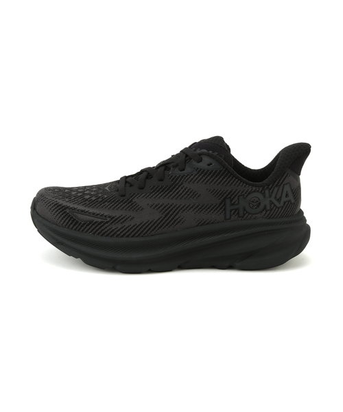 HOKA(ホカ)の「【HOKA】Clifton9(スニーカー・レディース・ブラック/ホワイト・23.5cm/24.5cm/23/24/25)」の2枚目の写真