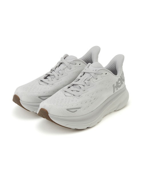 HOKA(ホカ)の「【HOKA】Clifton9(スニーカー・レディース・ブラック/ホワイト・23.5cm/24.5cm/23/24/25)」の1枚目の写真