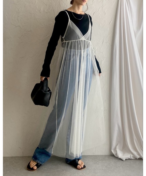 She's Closet（シーズクローゼット）の「シアーレイヤードロング