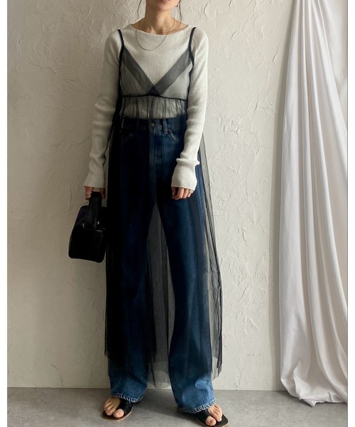She's Closet（シーズクローゼット）の「シアーレイヤードロング