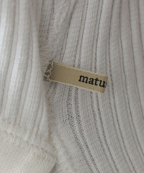 BEAMS BOY(ビームスボーイ)の「maturely / Rib Gimmick Short Sleeves(Tシャツ/カットソー・レディース・ホワイト/ブラック・ONE SIZE)」の13枚目の写真