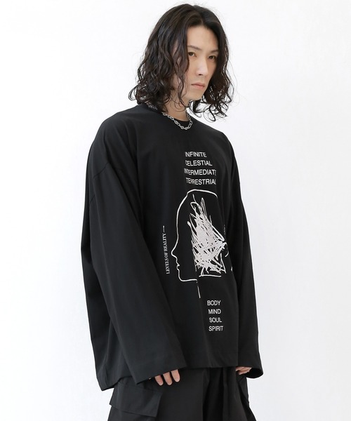 ブレイン長袖Tシャツ プリントデザイン ロンT（Tシャツ