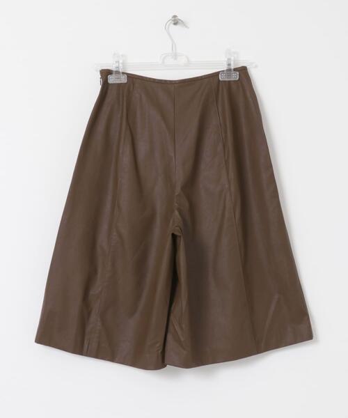 LAATO（ラート）の「eco leather short pants（その他パンツ・レディース・ブラウン/グレー・FREE）」の7枚目の写真