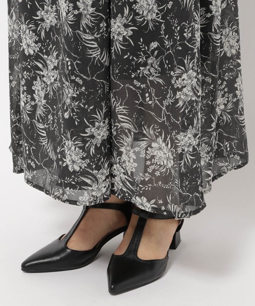 mysty woman（ミスティウーマン）の「Vネックエンパイアワンピース　113635（ワンピース・レディース・アイボリー/ブラック/グレー系その他/ホワイト/ライトグリーン/ブラック系その他・FREE）」の20枚目の写真