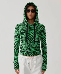 BEEDEN/ビィデン/ZEBRA PRINT HOODIE