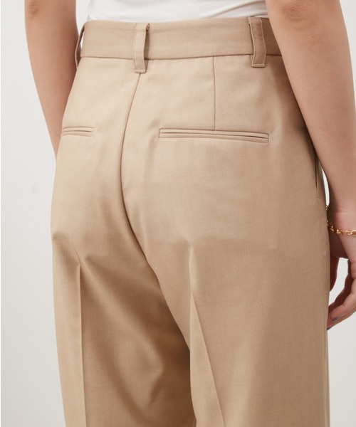 Mila Owen（ミラオーウェン）の「センタープレスタックワイドパンツ（その他パンツ・レディース・ピンク/ベージュ/ライトグレー/ブラック・0/00/1）」の10枚目の写真