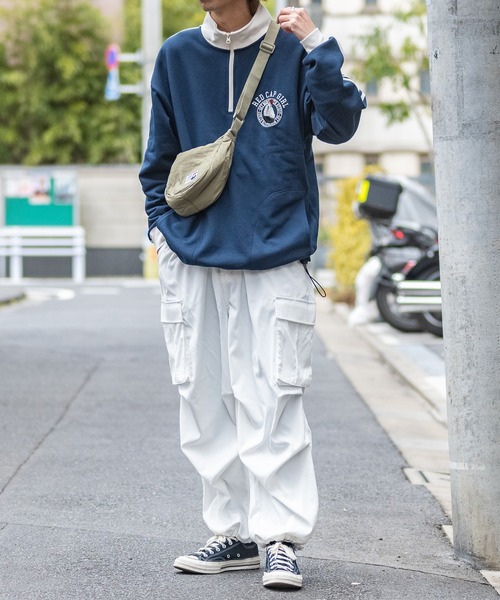 Red Cap Girl(レッドキャプガール)の「【1】〔Red Cap Girl/レッドキャップガール〕ピスタグ付き ミニナイロンバッグ(ボディバッグ/ウエストポーチ・メンズ・アイボリー/カーキ/ブラック/ブルー/グレー/ネイビー・FREE)」の18枚目の写真