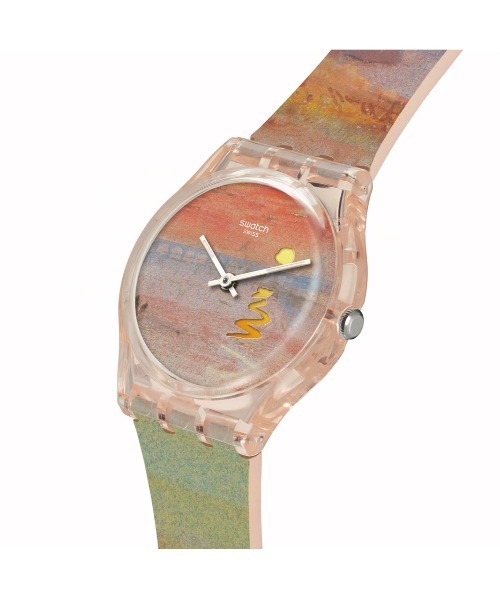 SWATCH（スウォッチ）の「TURNER'S SCARLET SUNSET????????（アナログ腕時計・レディース・ピンク・FREE）」の2枚目の写真