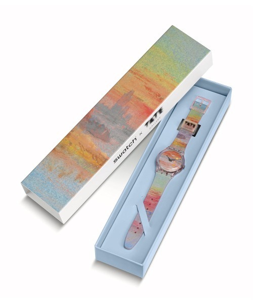 SWATCH（スウォッチ）の「TURNER'S SCARLET SUNSET????????（アナログ腕時計・レディース・ピンク・FREE）」の6枚目の写真