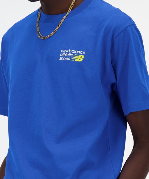 NEW BALANCE(ニューバランス)の「Athletics Premium Logo リラックス ショートスリーブTシャツ(Tシャツ/カットソー・メンズ・ブルー/ブラック/オフホワイト・XX-LARGE/X-LARGE/LARGE/MEDIUM/SMALL)」の16枚目の写真