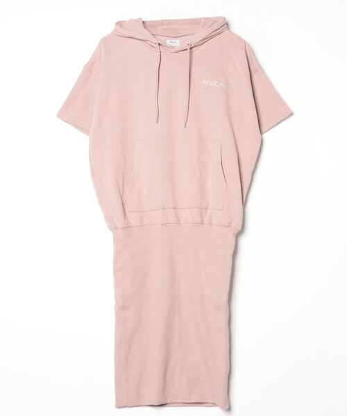 RVCA(ルーカ)の「RVCA/ルーカ ワンピース PC BE043-500(ワンピース・レディース・ブラック/ホワイト/ピンクベージュ・S/M)」の7枚目の写真