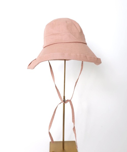 Three Four Time（ｽﾘｰﾌｫｰﾀｲﾑ）の「UVケアアジャスター付きブリーズHAT（ハット・レディース・ピンク系その他/ブルーグレー/アイボリー/チャコールグレー・FREE）」の14枚目の写真