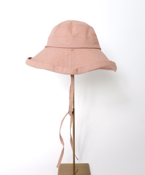 Three Four Time（ｽﾘｰﾌｫｰﾀｲﾑ）の「UVケアアジャスター付きブリーズHAT（ハット・レディース・ピンク系その他/ブルーグレー/アイボリー/チャコールグレー・FREE）」の15枚目の写真