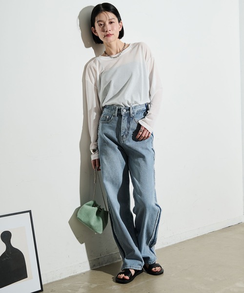 Shelly island（シェリーアイランド）の「サイドラインデニム（デニム