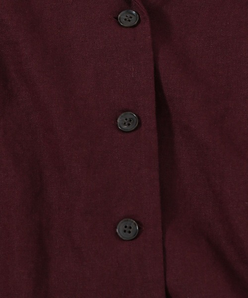 LOWRYS FARM(ローリーズファーム)の「ノルマンディショートシャツSS 986519(シャツ/ブラウス・レディース・イエロー/アイボリー/チャコールグレー/ブルー/ブラウン・FREE)」の12枚目の写真