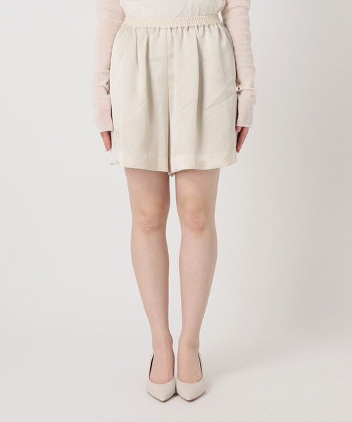 plage(プラージュ)の「slub satin ショートパンツ(その他パンツ・レディース・アイボリー・36/38)」の4枚目の写真