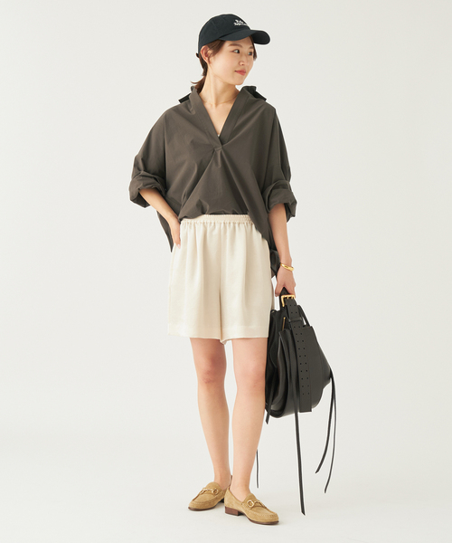 【plage】完売新品未使用／SOFT WOOL ショートパンツ／36 セール】slub satin ショートパンツ（その他パンツ）｜Plage