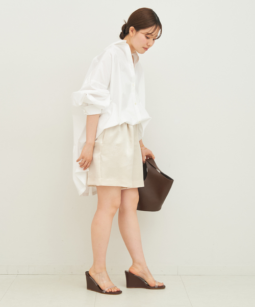 plage(プラージュ)の「slub satin ショートパンツ(その他パンツ・レディース・アイボリー・36/38)」の19枚目の写真