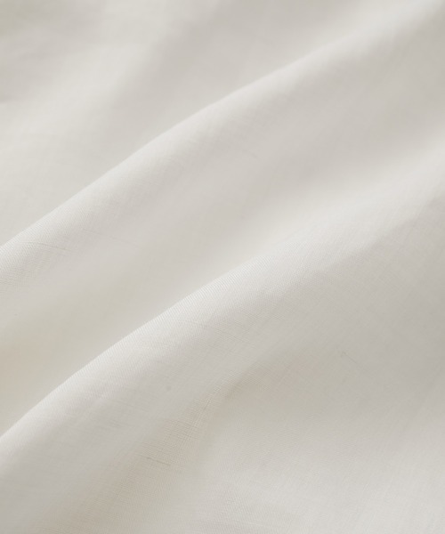 SALON adam et rope'(サロン アダム エ ロペ)の「シアーリネンドロストドルマンシャツ(シャツ/ブラウス・レディース・オフホワイト/ブルー/ブラック・FREE)」の11枚目の写真