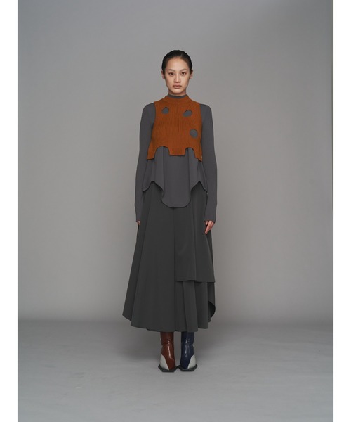 ASYMME LAYERED PT / アシメレイヤードパンツ（その他パンツ）｜UN3D