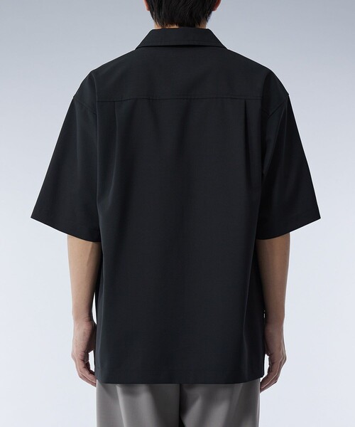 UNITED TOKYO(ユナイテッドトウキョウ)の「スーツウール ジップシャツブルゾン(ブルゾン・メンズ・ブラック/ダークグレー・1/2)」の14枚目の写真