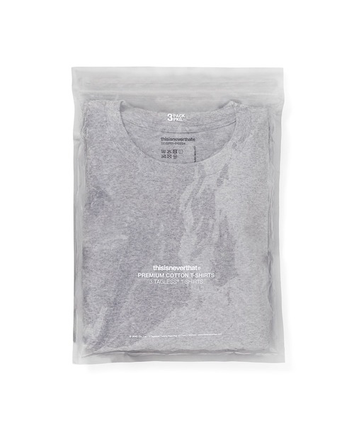 3 TAGLESS T-SHIRTS / 3パックTシャツ（Tシャツ/カットソー