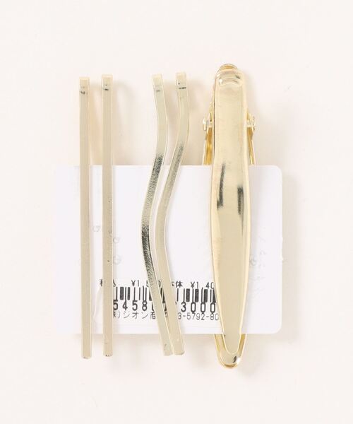 Three Four Time（ｽﾘｰﾌｫｰﾀｲﾑ）の「ラメクリップ＆ピン（ヘアピン・レディース・ブルー/ピンク/イエロー・FREE）」の4枚目の写真