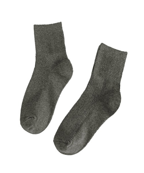 Miniministore(ミニミニストア)の「リブソックス レディース ミドル丈 靴下(ソックス/靴下・レディース・ベージュ/キャメル/ブラウン/ダークグリーン/ブラック/イエロー/ダークグレー/ライトグレー/ワインレッド/ブルー/ホワイト/パープル・FREE)」の22枚目の写真