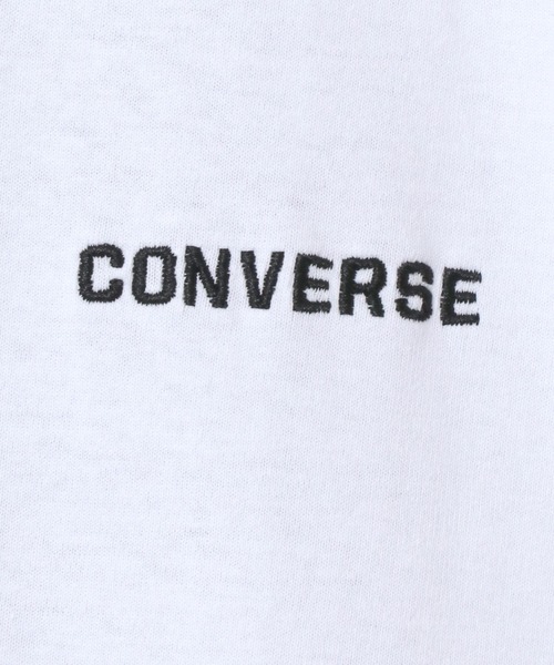 CONVERSE(コンバース)の「CONVERSE/コンバース オーバーサイズ オールスター スニーカー フロント バック サガラ刺繍 半袖Tシャツ/レディース メンズ(Tシャツ/カットソー・レディース・ホワイト系その他3/ホワイト系その他/ブルー/ホワイト系その他2/ホワイト/スミクロ/ベージュ/ブラック・M/LL/L)」の10枚目の写真