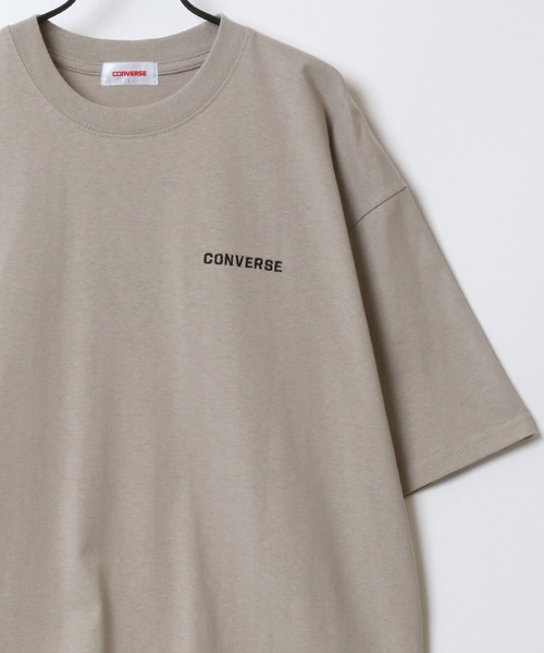 CONVERSE(コンバース)の「CONVERSE/コンバース オーバーサイズ オールスター スニーカー フロント バック サガラ刺繍 半袖Tシャツ/レディース メンズ(Tシャツ/カットソー・レディース・ホワイト系その他3/ホワイト系その他/ブルー/ホワイト系その他2/ホワイト/スミクロ/ベージュ/ブラック・M/LL/L)」の16枚目の写真
