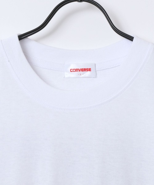 CONVERSE(コンバース)の「CONVERSE/コンバース オーバーサイズ オールスター スニーカー フロント バック サガラ刺繍 半袖Tシャツ/レディース メンズ(Tシャツ/カットソー・レディース・ホワイト系その他3/ホワイト系その他/ブルー/ホワイト系その他2/ホワイト/スミクロ/ベージュ/ブラック・M/LL/L)」の9枚目の写真