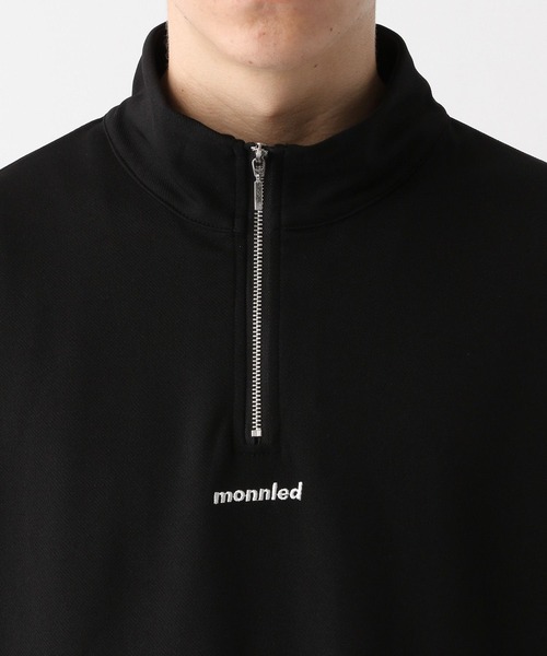 RAGEBLUE（レイジブルー）の「ワンポイント刺繍/ハーフジップオーバーサイズTシャツ（Tシャツ/カットソー・メンズ・ライトブルー/ブラック/ブルー系その他/ホワイト・LARGE/MEDIUM）」の12枚目の写真