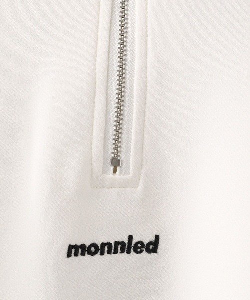 RAGEBLUE（レイジブルー）の「ワンポイント刺繍/ハーフジップオーバーサイズTシャツ（Tシャツ/カットソー・メンズ・ライトブルー/ブラック/ブルー系その他/ホワイト・LARGE/MEDIUM）」の6枚目の写真