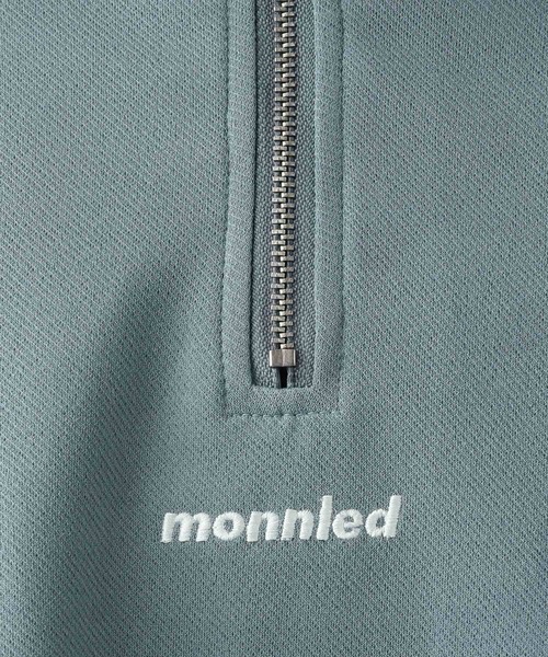 RAGEBLUE（レイジブルー）の「ワンポイント刺繍/ハーフジップオーバーサイズTシャツ（Tシャツ/カットソー・メンズ・ライトブルー/ブラック/ブルー系その他/ホワイト・LARGE/MEDIUM）」の8枚目の写真