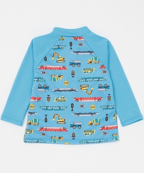 【SWIM】乗り物長袖ラッシュガード