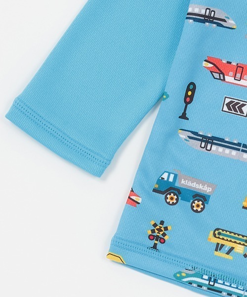 【SWIM】乗り物長袖ラッシュガード