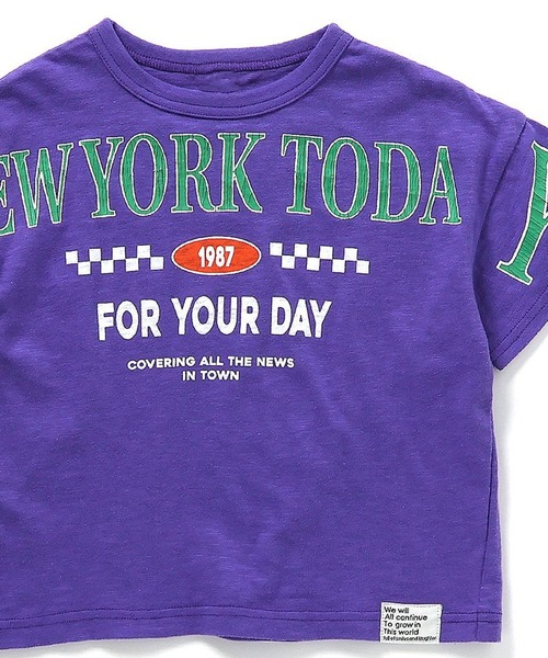 F.O.KIDS/エフオーキッズ 5柄 カレッジロゴ プリントTシャツ