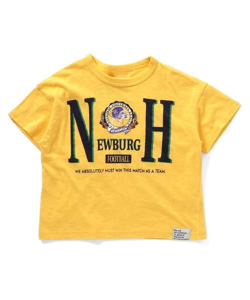 カジュアル 半袖 子犬プリントロゴ ルーズ クラシック Tシャツ F.O.KIDS/エフオーキッズ 5柄 カレッジロゴ プリントTシャツ
