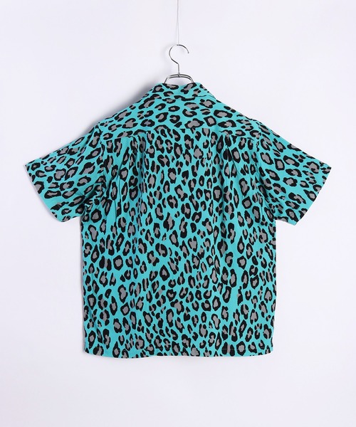 ［HOUSTON ヒューストン］レオパード アロハシャツ / 開襟シャツ HOUSTON シャツ 「HOUSTON ヒューストン」LEOPARD ALOHA SHIRT