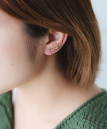 YU-KA:ジルコニアシングルピアス