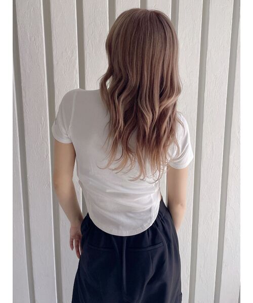 GYDA（ジェイダ）の「noobgydiesラウンドショートTシャツ（Tシャツ/カットソー・レディース・オフホワイト/ブラック/レッド・FREE）」の8枚目の写真