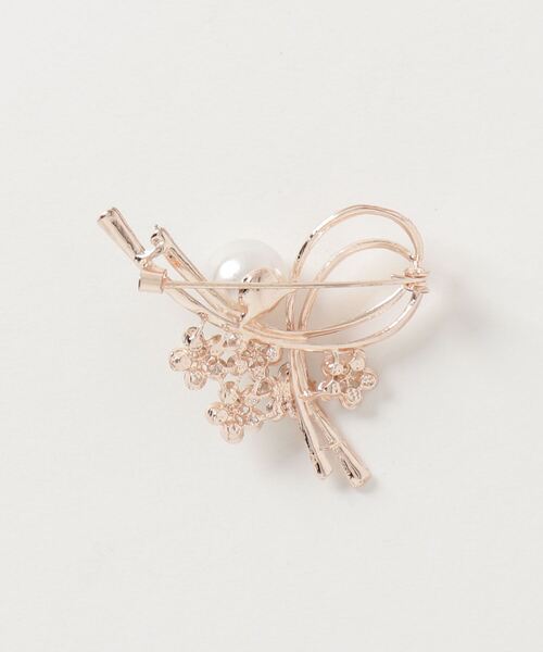 epic day（エピックデイ）の「パールビジューダブルラインブローチ（ブローチ/コサージュ・レディース・ピンクゴールド・F）」の8枚目の写真