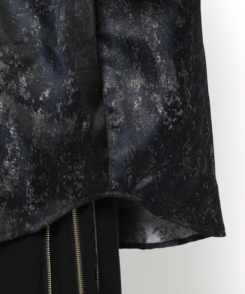 HARE（ハレ）の「アブストラクトラメジャガードシャツ(HARE)（シャツ/ブラウス・メンズ・ブルー/ブラック・FREE）」の18枚目の写真